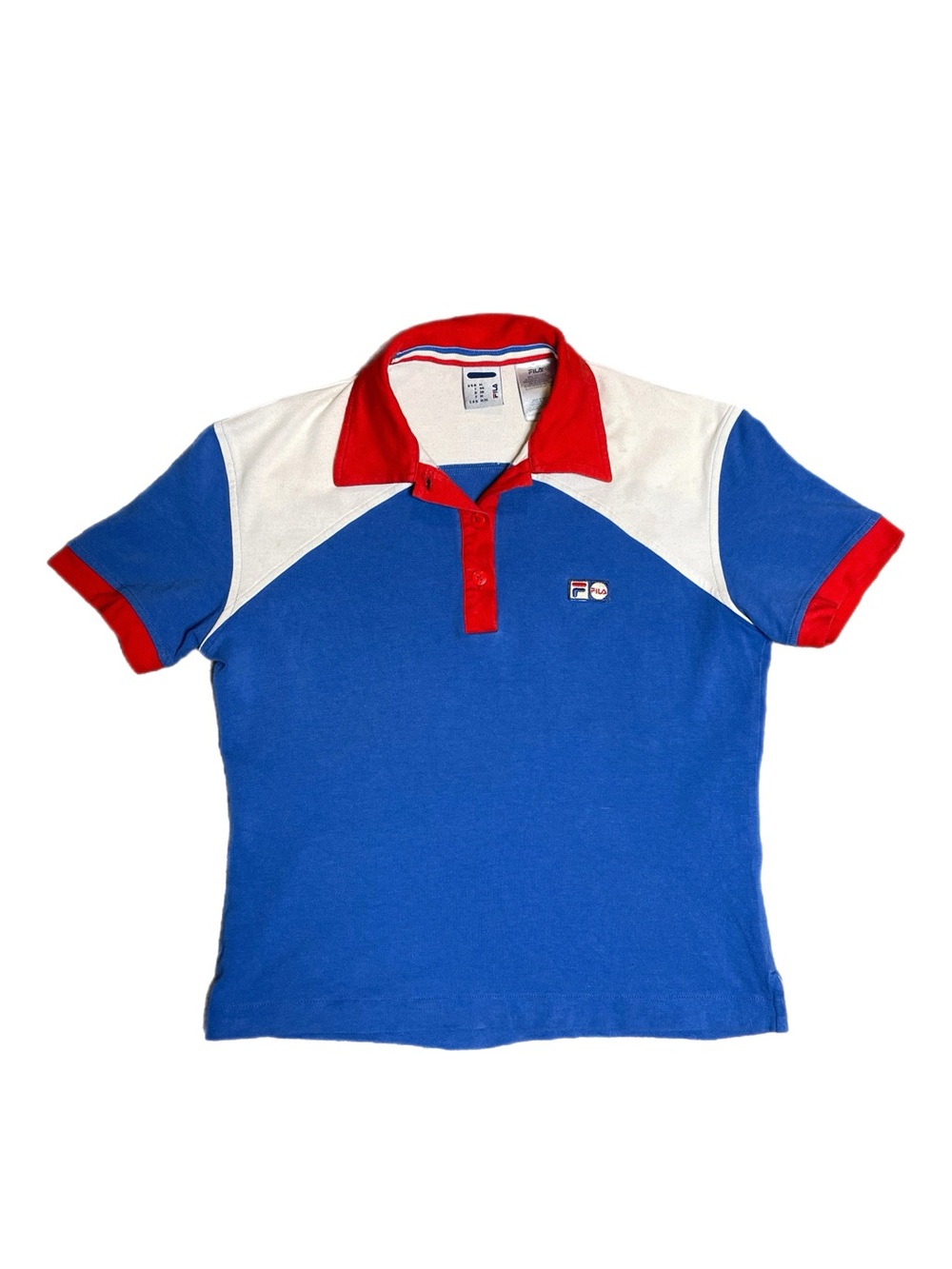 Vintage 90’s FILA Color Black Polo Shirt